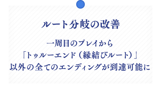 ルート分岐の改善